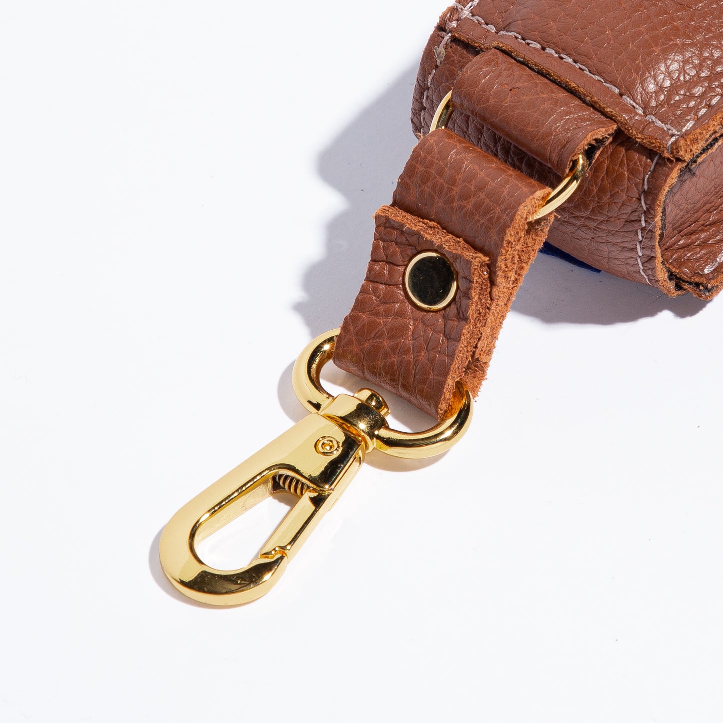 Poop Bag carrier in Natural Brown