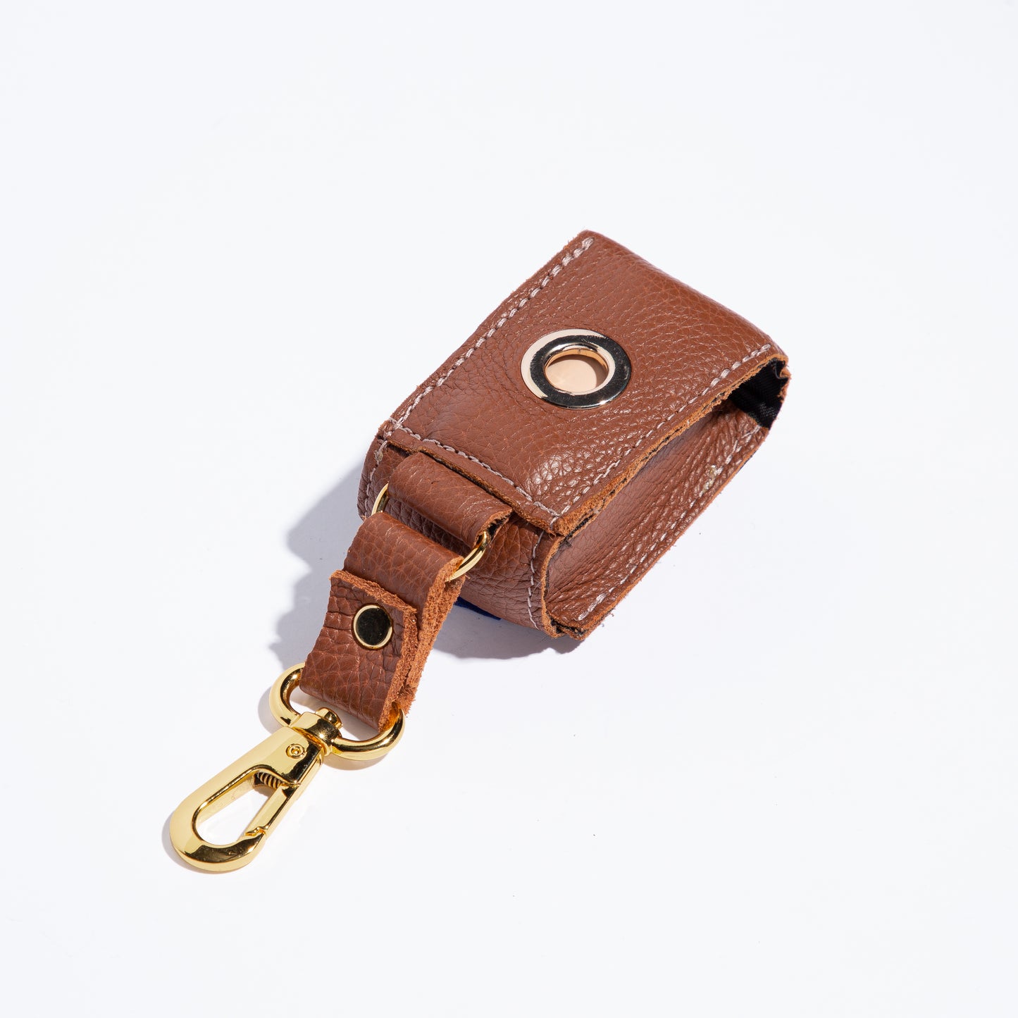 Poop Bag carrier in Natural Brown