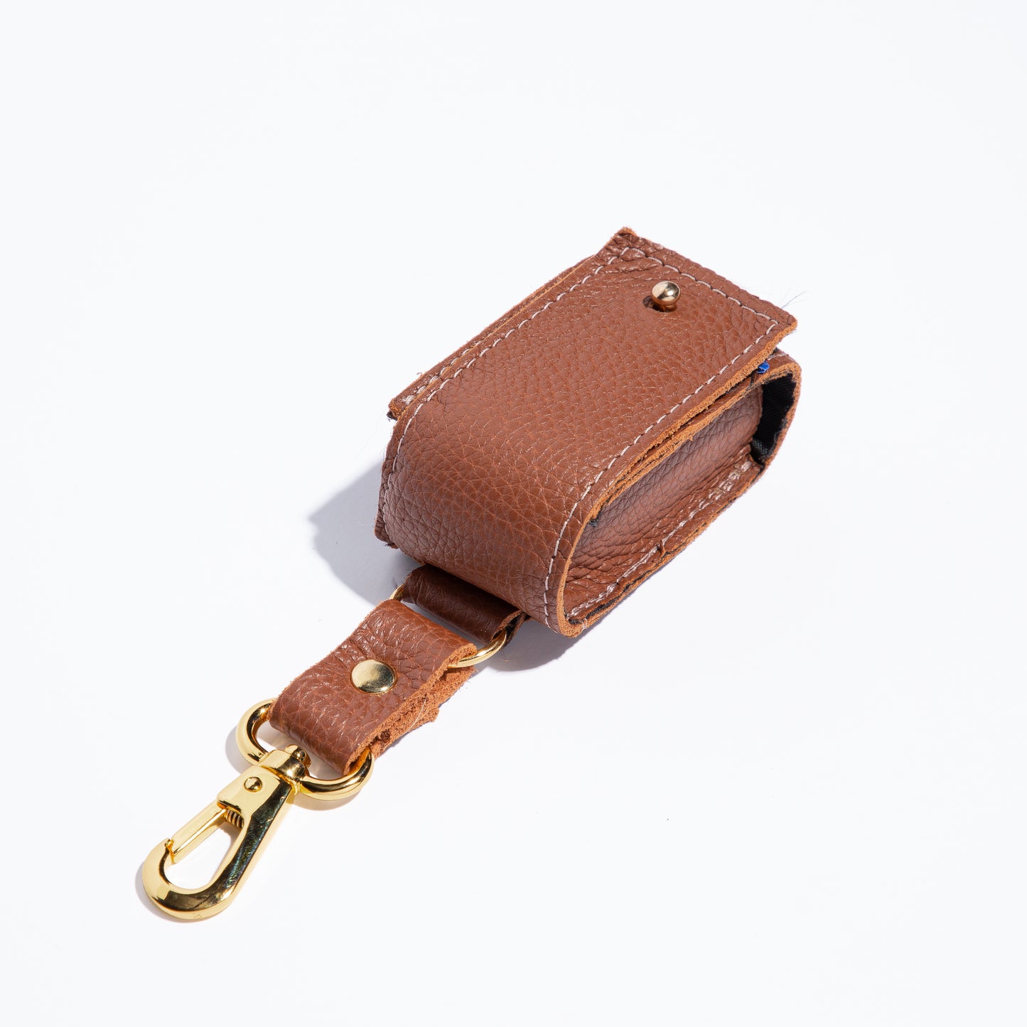 Poop Bag carrier in Natural Brown